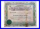 1925 The McGovern Mortuary (CO) Stock Certificate #112 Issued to Anthony Jolan