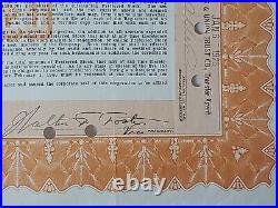 1926 Foster And Kleiser Stock Certificate #5691 Issued To Sanford M Dickey, Jr