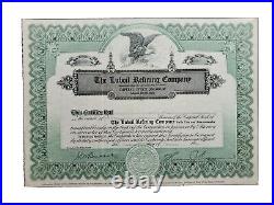 1926 The Luboil Refining Stock Certificate #153 Issued to Alva D. King