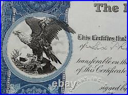 1930 The Erickson Stock Certificate #2 Issued to Alfred W. Erickson