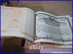 1931 Roberts Dairy Lincoln Neb. $100. Stock Certificates Book of 250 numbered