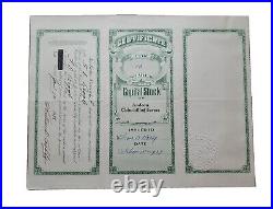 1937 Andean Chinchillas Farms Stock Certificate #23 Issued William B. H