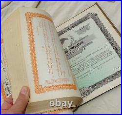 1940s/50s Chemical Coatings Corp CT Stock Book with160 Documentary/Transfer stamps