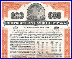 1956 Ohio The Procter & Gamble Company $1000 Debenture