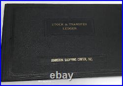 1961 Book of 23 Unissued 2 Issued Stock Certificates & Ledger Book Johnston RI