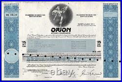 1984 Orion Pictures Corporation (Movie Studio) $7000 Debenture