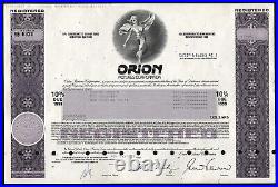 1988 Orion Pictures Corporation (Movie Studio) $375 Debenture
