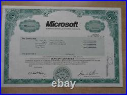2004 Microsoft Corporation. 1 Shares with Steve Ballmer facsmile Signature