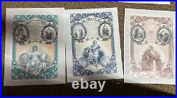 2013 BEP Ideals in Allegory Series Liberty Justice & Peace Print Set of 3