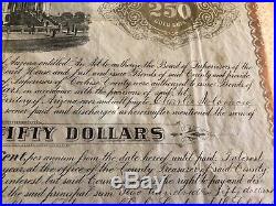 $250 Gold Bond 1882 ARIZONA TERRITORY, TOMBSTONE COURTHOUSE & JAIL 9 COUPONS