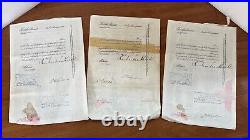 3 Raven Copper Company Capital Stock Certificate 1909 Iowa 100 Shares