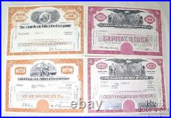 (35) Vintage Stock Certificates 26144