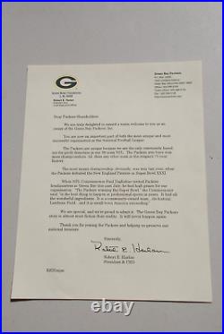 #3genuine NFL Football Green Bay Packers Stock Certificate 1 Share 1997 Gb086177