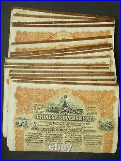 5% £20- Chinese Government Reorganisation Gold Loan 1913 Not Cancelled
