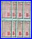 8 x CHINA Imperial Government Tientsin-Pukow £100 Uncancelled Bond with Coupon