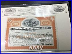 AMAZING SET RAILROAD & OTHER Bond Certificates ea. WithOrig. Header in PORTFOLIO