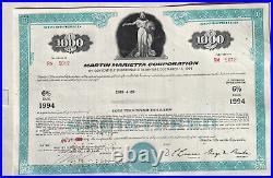 Airline Company Stock Certificates Aviation Collection Set 6 (1950s 1970s)