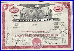 Airline Company Stock Certificates Aviation Collection Set 6 (1950s 1970s)