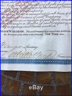 American Express Company Stock Certificate Signed Wells And Fargo # 1475