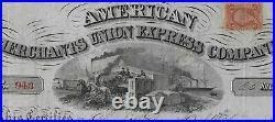 American Merchants Union Express Company, 1868 -FARGO-KNAPP-ROSS