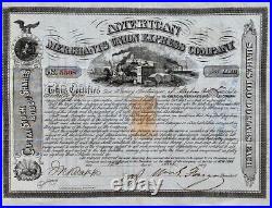 American Merchants Union Express Company, 1869 -FARGO-KNAPP-ROSS