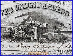 American Merchants Union Express Company, 1869 -FARGO-KNAPP-ROSS