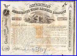 American Merchants Union Express Company 1869 Fargo Ross Knapp