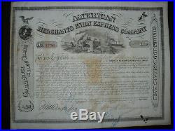 American Merchants Union Express Company 1869 Fargo Ross Knapp