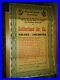 Antique Lumber Stock Certificate