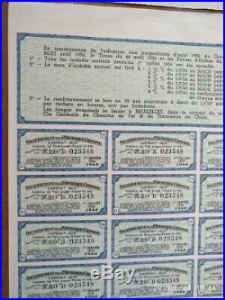 B023548 Chinese Republic 1913 Lung Tsing U Hai Railway £20 Gold Loan uncancelled