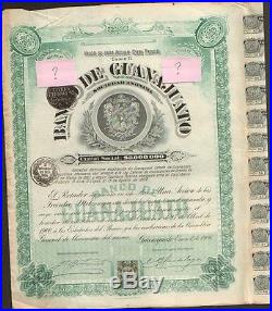 Banco De Guanajuato 1906 = Winston Churchill