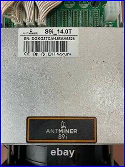 BITMAIN Bitcoin AntMiner S9i 14.0T BTC Miner with Power Supply