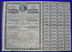 Banco Nacional De Mexico Accion de $50 M. N. 1935 al Portador uncancelled coupons