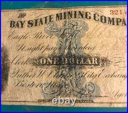 Bay State Mining Co One $ #3214