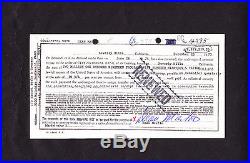 Beverly Hills Bank 10,75% $2,119,519.26 Note 1973 Signed By Actor Dean Martin