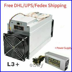 Bitmain Antminer L3+ APW 3+ With Power Supply, Scrypt (LTC, DOGE) 504 MH/s