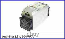 Bitmain Antminer L3+ APW 3+ With Power Supply, Scrypt (LTC, DOGE) 504 MH/s