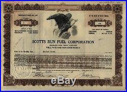 Black Tuesday October 29 1929 Stock Certificate Crash Dated