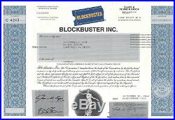 Blockbuster Inc. 2010 Common Stock Certificate