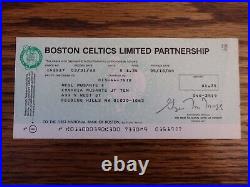 Boston Celtics STOCK CERTIFICATE, DIVIDEND CHECK & 6% DEBENTURE RARE 1987 1988