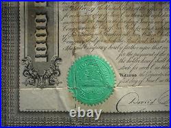 Brooklyn Steamship and Navigation 1000 $ Gold Bond State of New York 1867 unc