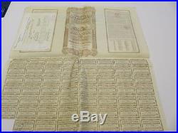 China Government 1913 Gold Loan Of Province Of Petchili Uncancelled+coupons+cert