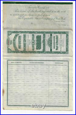 COLORADO 1914 The Colorado Wyoming & Eastern Railway Company Bond Certificate