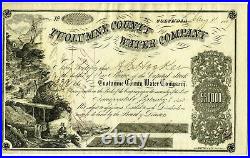 California Gold Rush Attractive Tuolumne County Water Company Stock