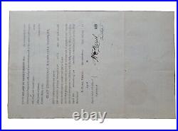 Camden, NJ 1899 Clay Commercial Telephone Co. Stock Certificate #143