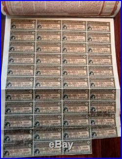 China 1913 Chinese Government Reorganisation 20 Pound UNC Coupons Bond Loan HSBC