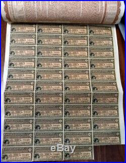 China 1913 Chinese Government Reorganisation 20 Pounds Coupons UNC Bond Loan RAB