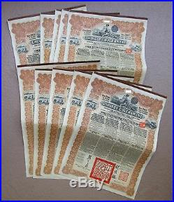 China 1913 Chinese Reorganisation Gold Loan Bonds £20 NOT Super Petchili, Farmer