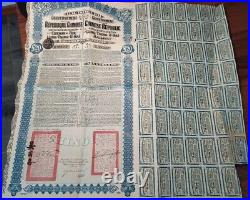 China 1913 Super Petchili Lung Tsing U Hai £ 20 Gold NOT CANCELLED Bond Loan