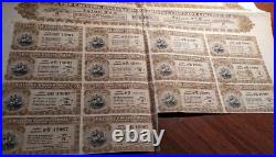 China 1925 Chinese Engineering Mining 5 Sterling Coupons Waterlow Bond Loan